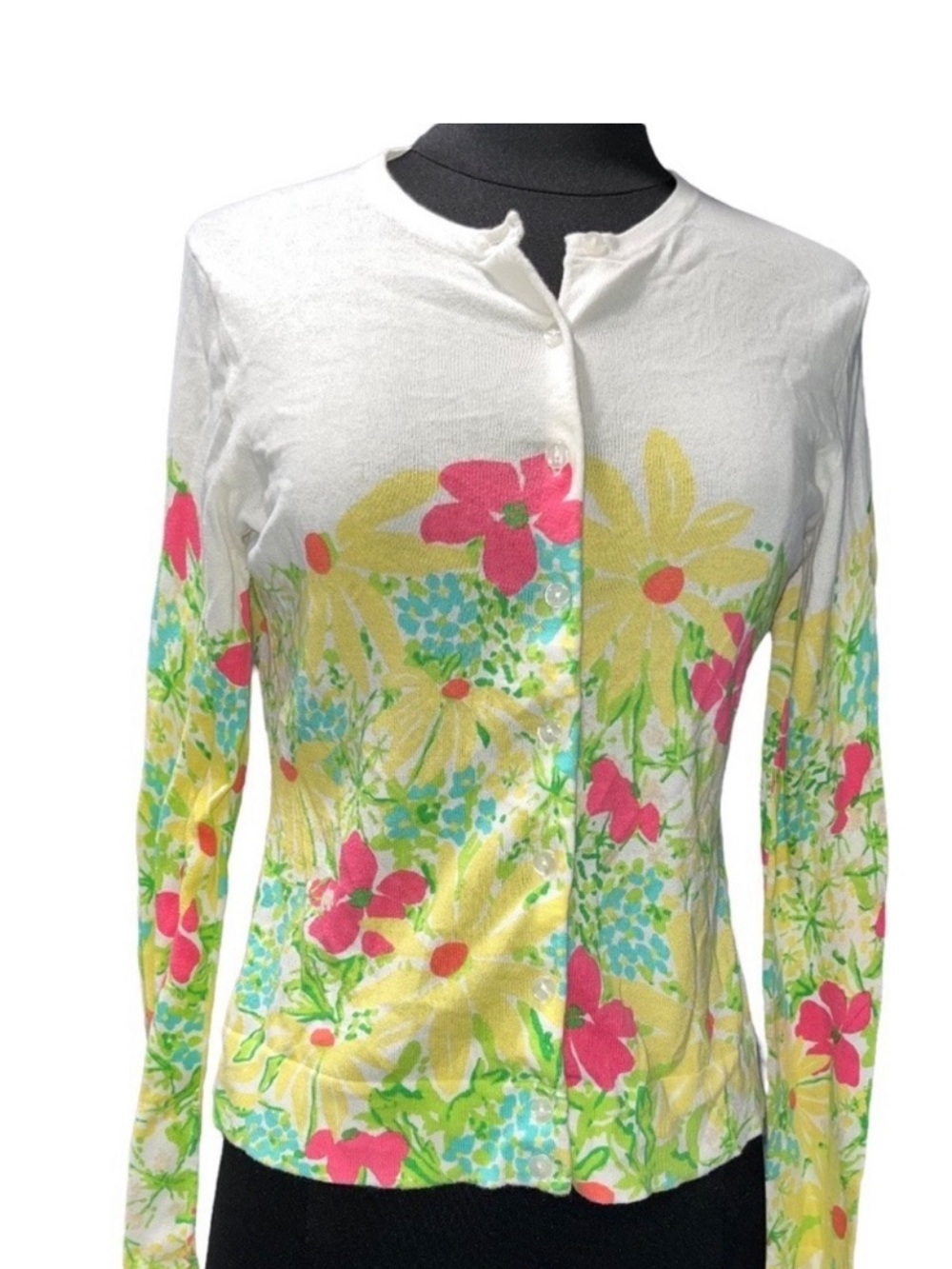 Lilly Pulitzer Paley Floral Cardigan size xs
